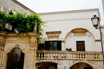 Borgo antico e Ghetto ebraico di Oria, Brindisi,Puglia. Italia