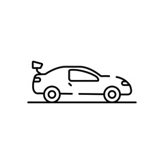 Racing Car vector icon