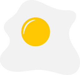 Fried Egg Vector Graphic