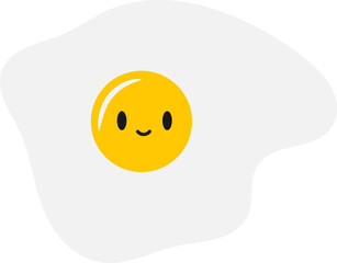 Fried Egg Vector Graphic
