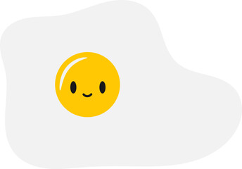 Fried Egg Vector Graphic