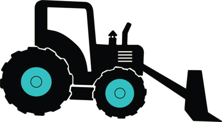 Tractor car icon