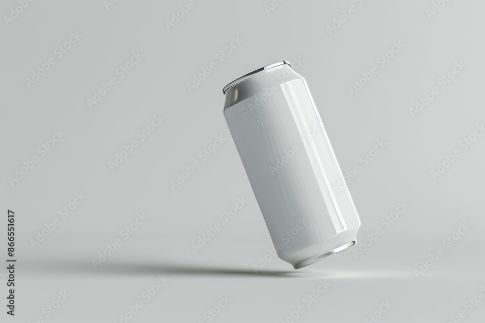 Aufkleber the mockup design is a 3d render illustration that is isolated in a leaning position front view in t