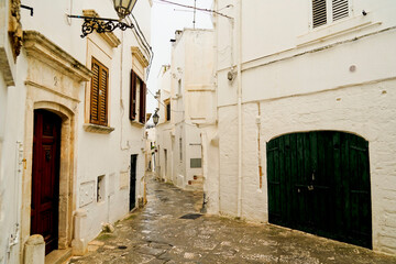 Ostuni, la città bianca di Puglia,Brindisi,Puglia. Italia