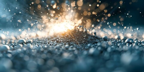 Particle disintegration leading to the formation of new particles. Concept Particle Physics, Disintegration, New Particle Formation, Subatomic Particles, Quantum Mechanics