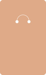 Keychain Display Holder Template Vector Graphic