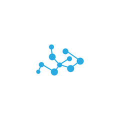 Molecule model icon 
