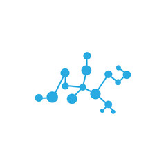 Molecule model icon 