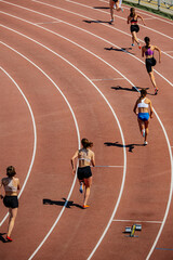 start women's 400-meter race at summer athletics games