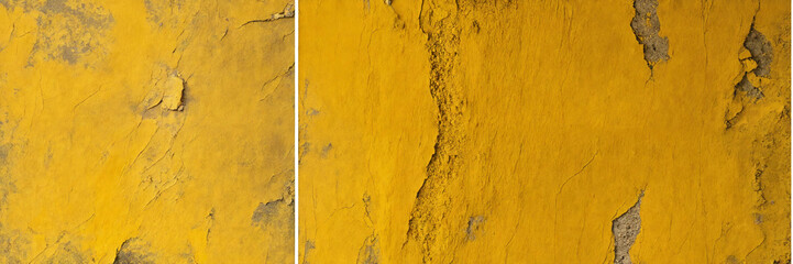 Mustard plastered wall texture