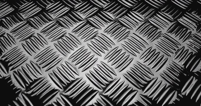 Texture of corrugated aluminum sheet.