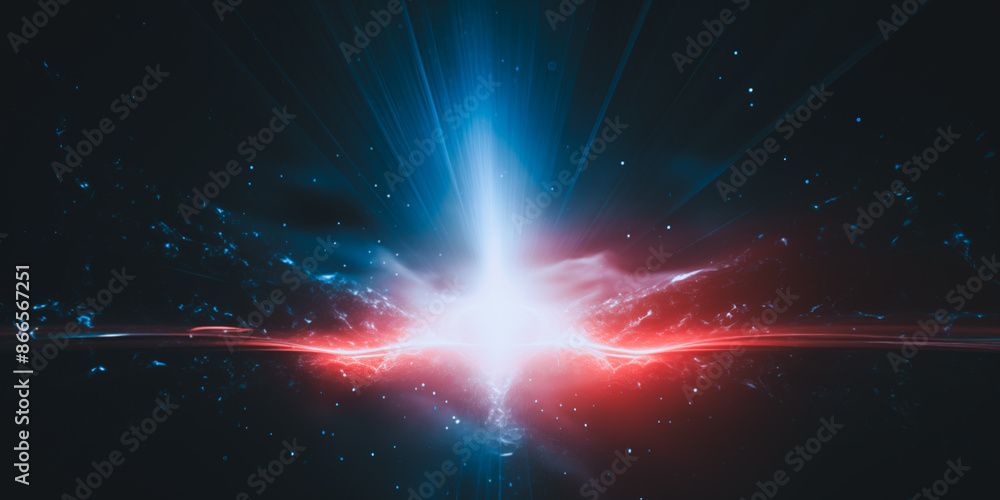 Canvas Prints futuristic abstract background explosion in space