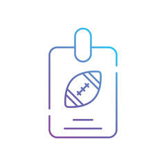 Vip Pass vector icon