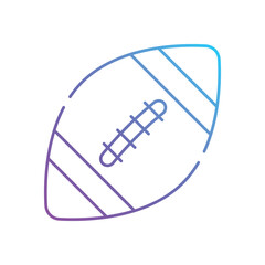 Rugby vector icon