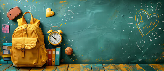 Back to School with Open Minds, Yellow Backpack