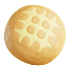 Bakeware & Breads 3D Icon, Boule Bread