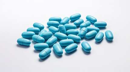 Blue Painkiller Pills