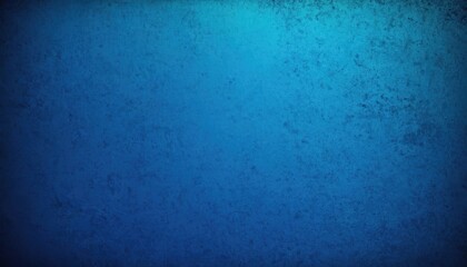 Obraz premium Blue grainy gradient background, noise texture effect, dark abstract