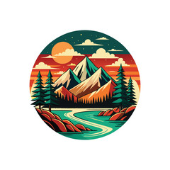 Adventure place mountain hill landscape