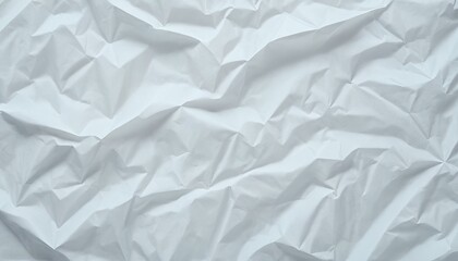 Obraz premium Crumpled White Paper Texture Background 