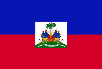 Haiti flag illustrator country flags © Beibeinside