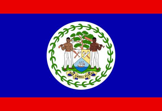 Belize flag illustrator country flags