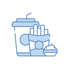 Snacks vector icon