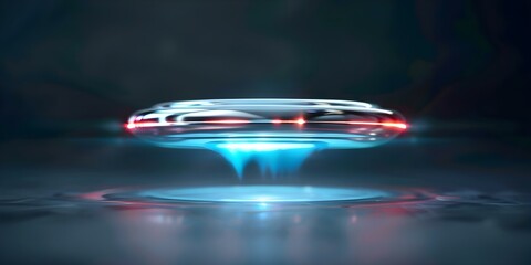 Quantum Teleportation Concept in Minimalistic Design with Vibrant Flat Colors. Concept Quantum Teleportation, Minimalistic Design, Vibrant Colors