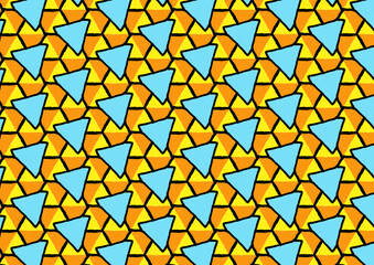 seamless geometric pattern with triangles