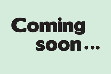 Coming soon - banner in dark blue with orange text. Useful for online shops, retail, openings, future events or occasions. 3D illustration