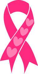 Cancer awareness ribbon 