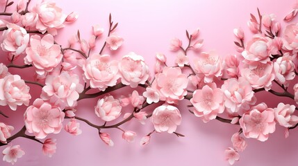 Obraz premium pink cherry blossom