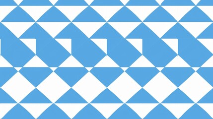 Fluttering Bavarian flag, reminiscent of waves.