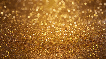 golden colored glittered abstract background