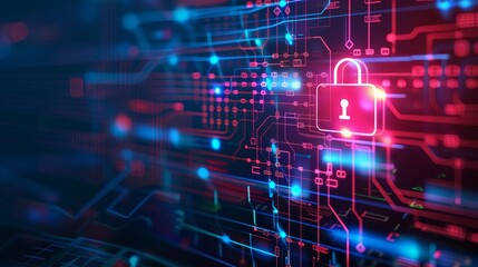 Fototapeta premium Business Technology Privacy Cyber Security Data Protection