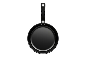 Non stick frying pan isolated on white background
