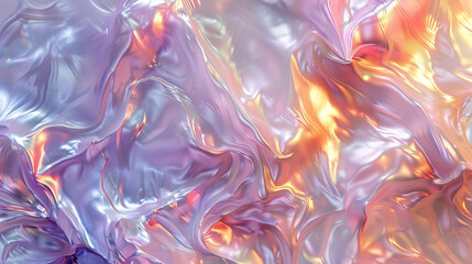 Fototapeta premium Abstract pearl background with lustrous nacre mother of pearl cloud blur with prism colours