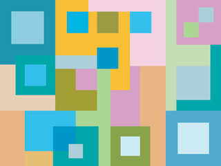 minimalist colorful abstract art