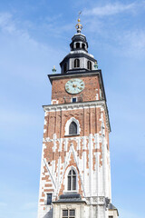 Obraz premium KRAKOW, POLAND - MAY 08, 2012: Former city hall in Krakow, Poland.