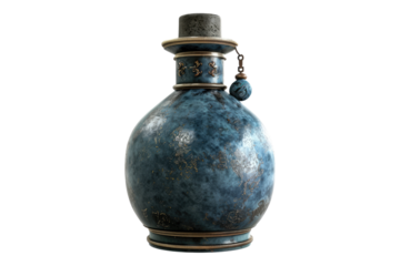 Potion bottle isolated on transparent background