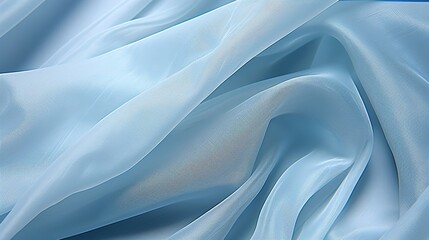 Obraz premium blue silk background