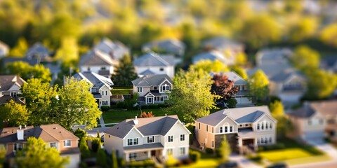Promising financial gains and investment opportunities as housing market rises. Concept Real Estate, Investment, Financial Gain, Housing Market, Opportunities