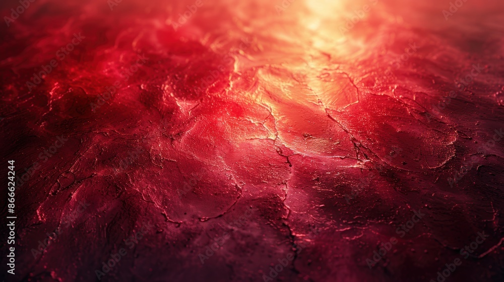 Aufkleber a background with a gradient from light to dark, with the lightest point being a blank red space.