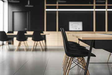 room with chairs and tables