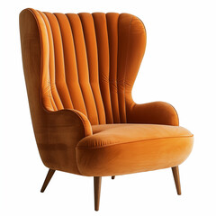 armchair isolated on white