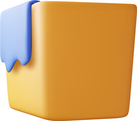 3D wash water basin with cloth