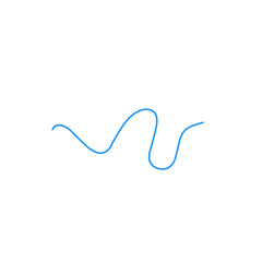 strands of blue thread