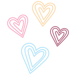 Colorful Love Element