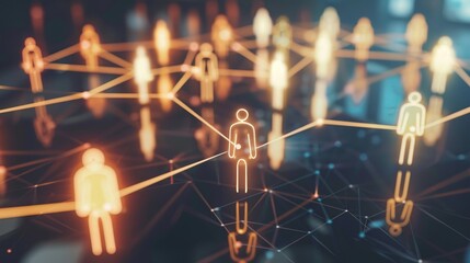 Relationships between people and organizations. Social media. Concepts in business and communication technology.