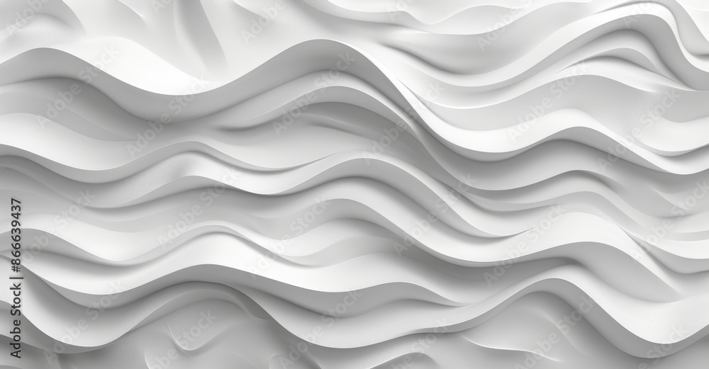Poster wave and line abstract pattern in a space theme with white and gray textures for patterns and seamle